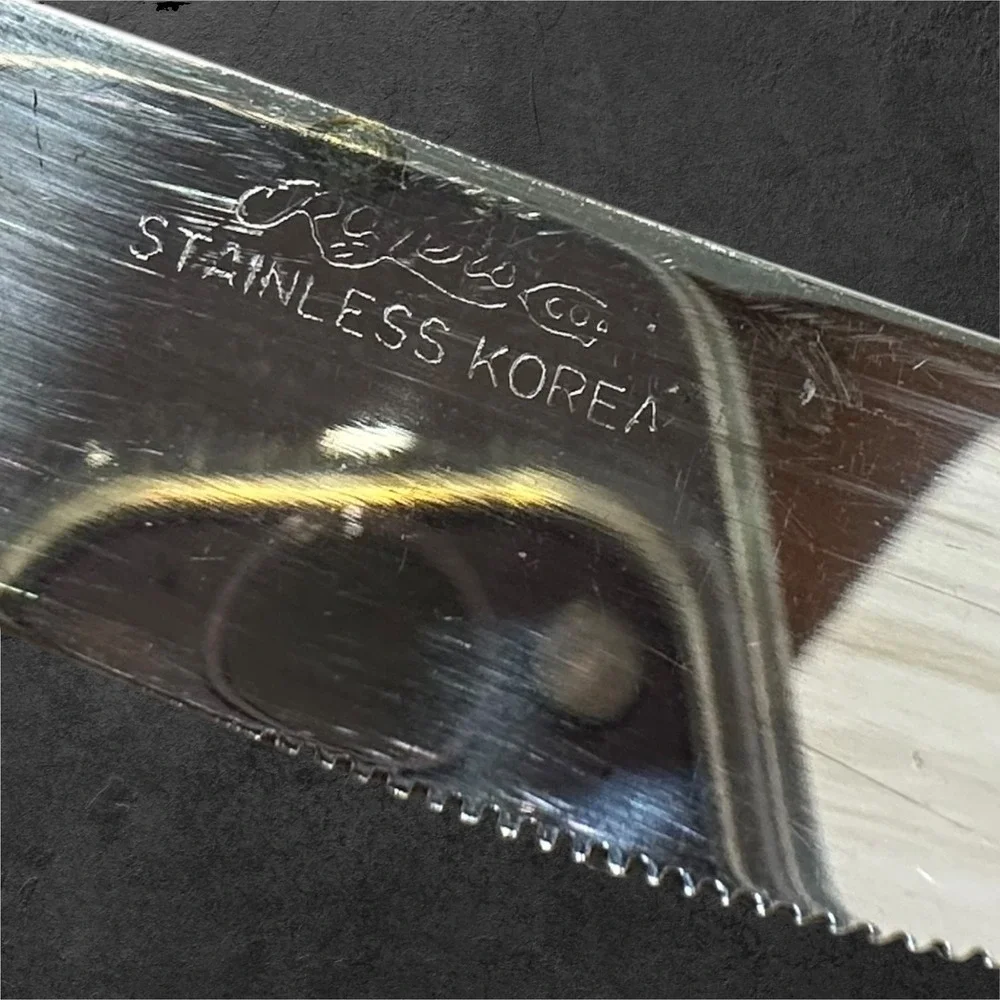 Rogers Co Dinner Knife 8.5in Silver Stainless Steel Glendale‎ Pattern